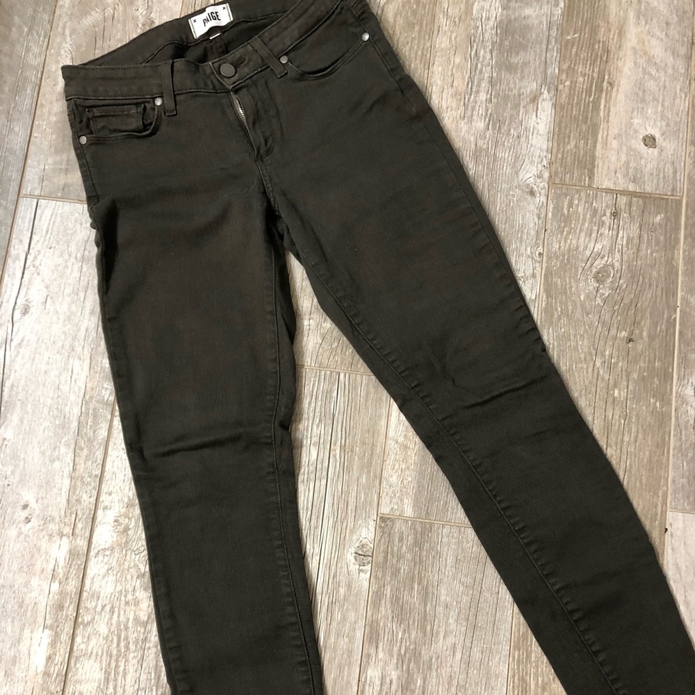 Army Green Paige Jeans